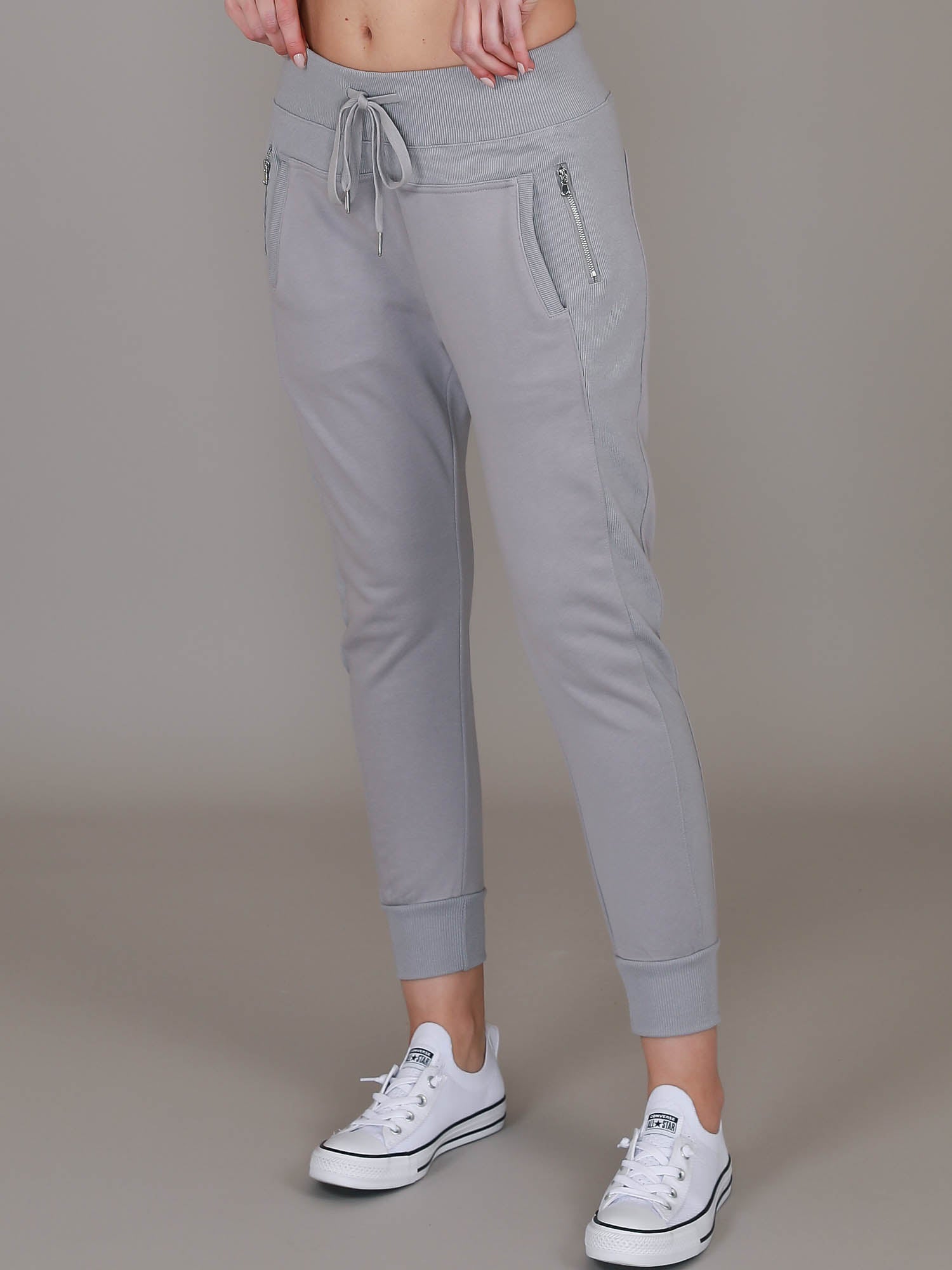grey slim joggers #color_cool grey