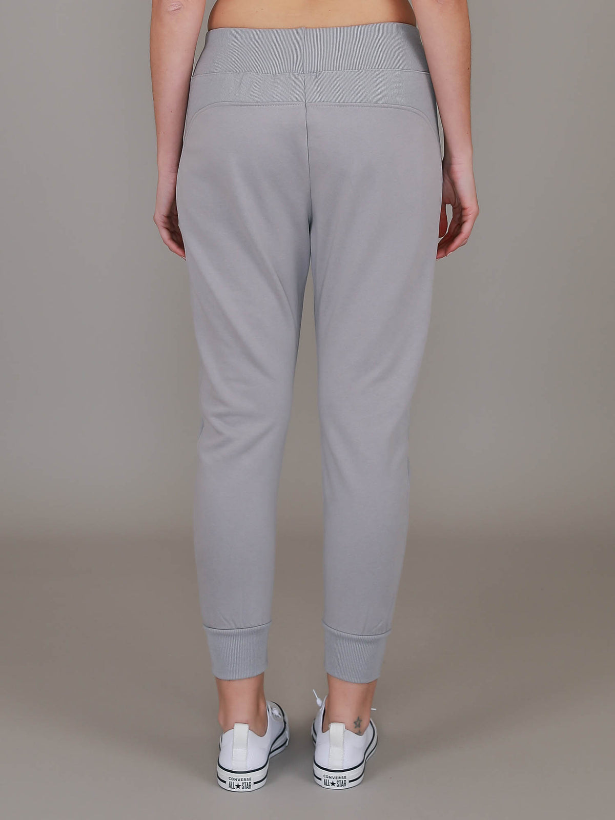grey tapered joggers