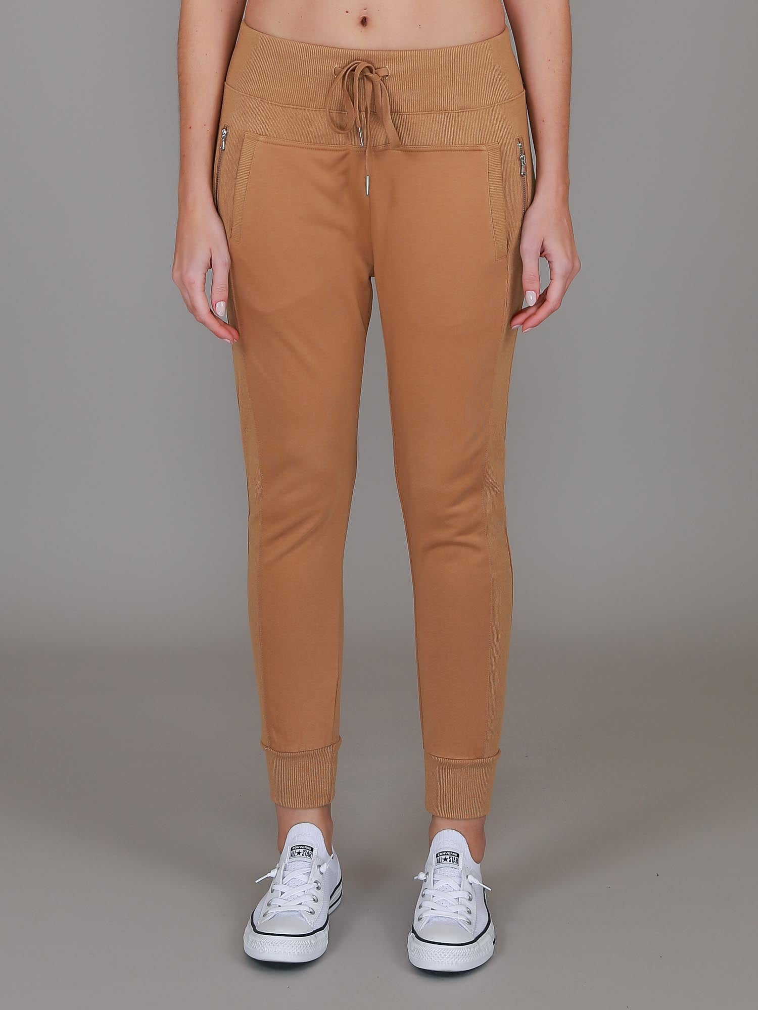 tan jogger pants #color_maize brown