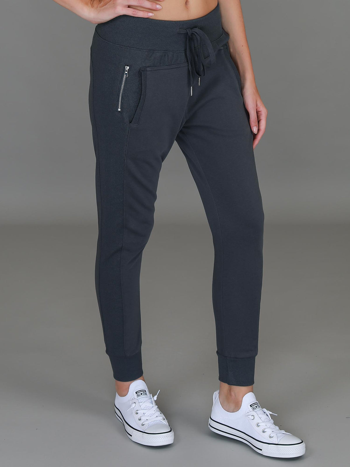 Byron | Women's Slim Fit Jogger Pants – Cotton French Terry