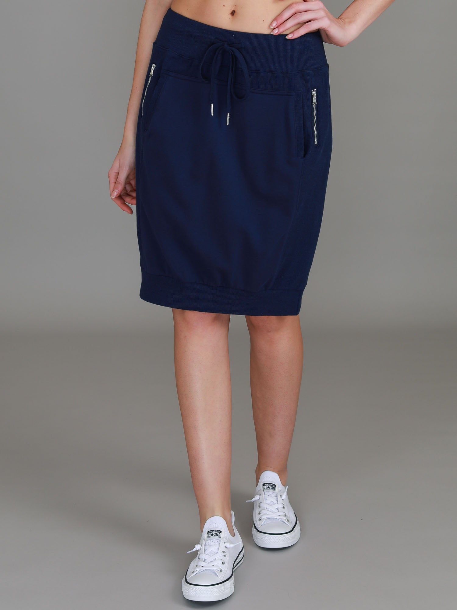 long blue skirt #color_navy