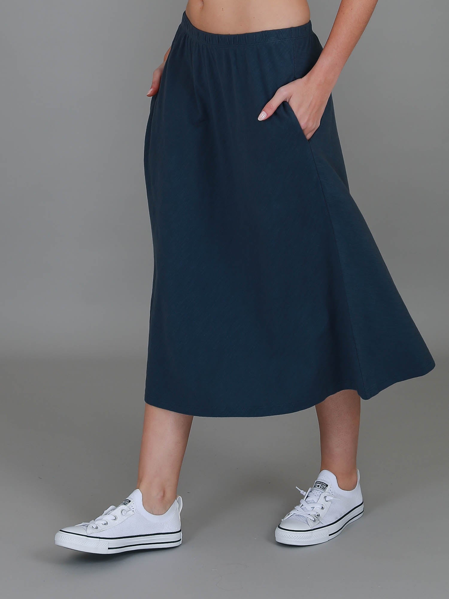 navy skirt #color_indigo