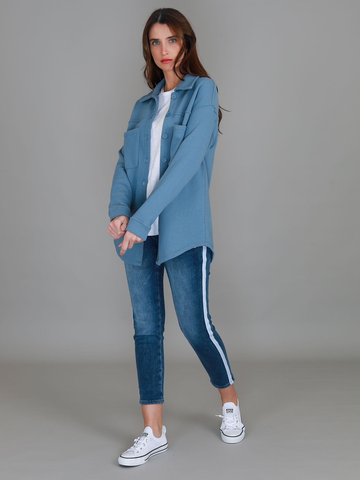 shacket womens #color_bluestone