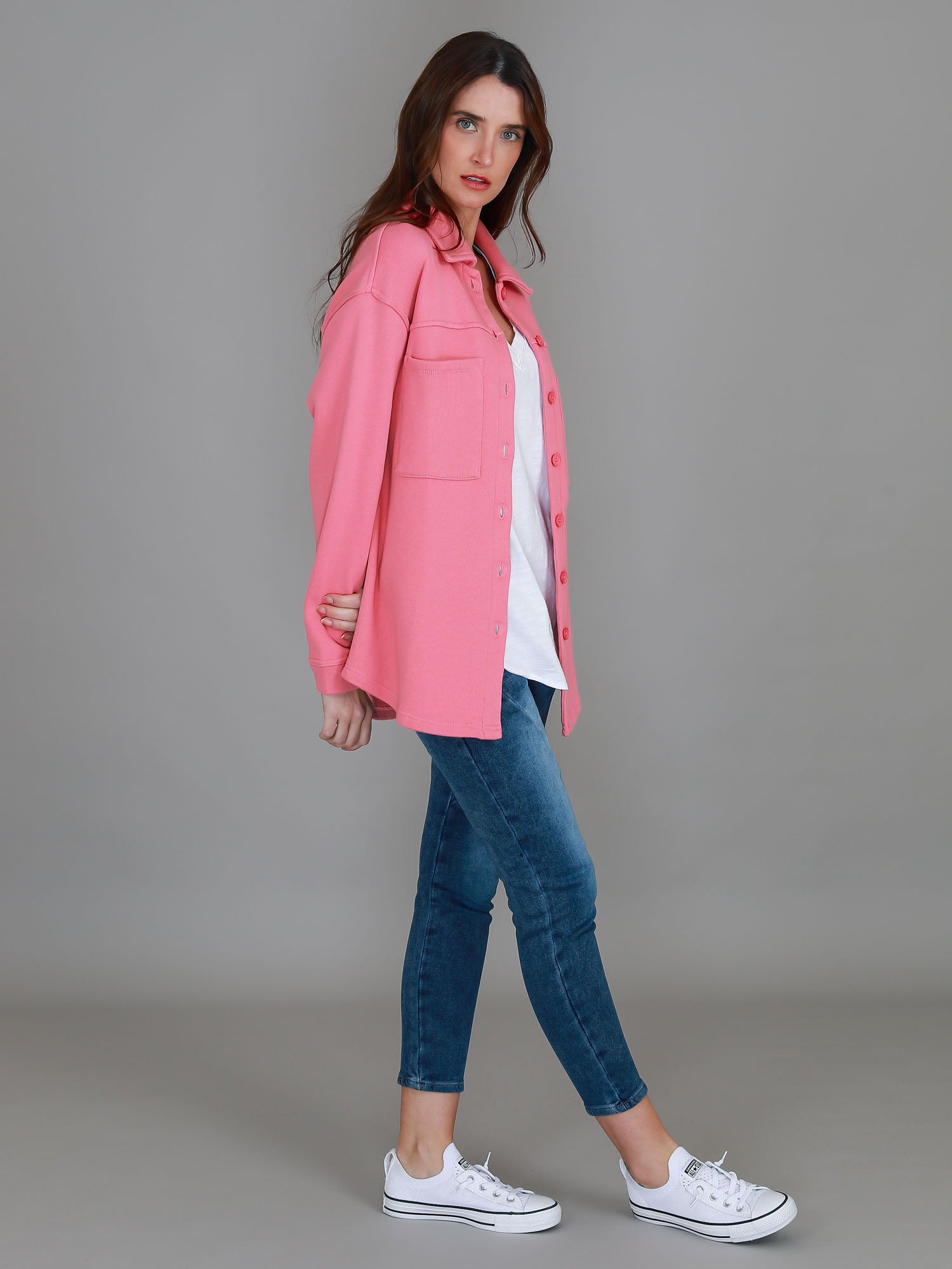 hot pink jacket #color_vintage pink