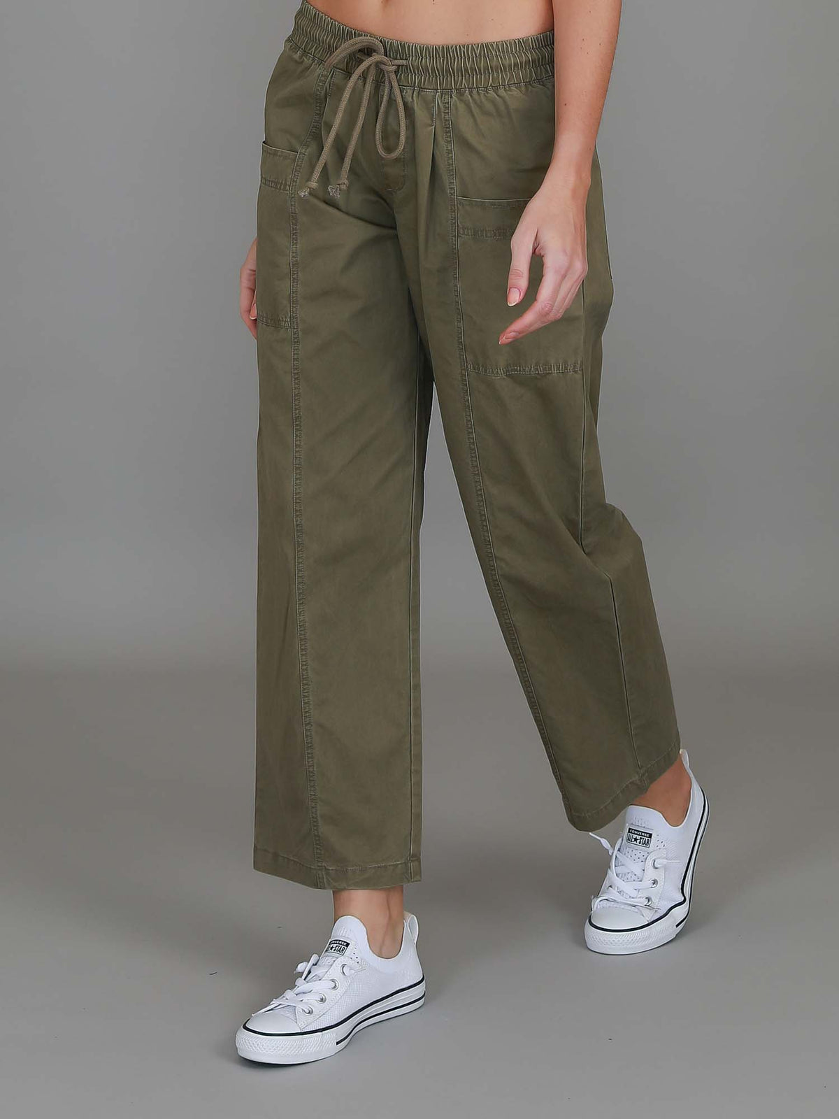 green utility pants