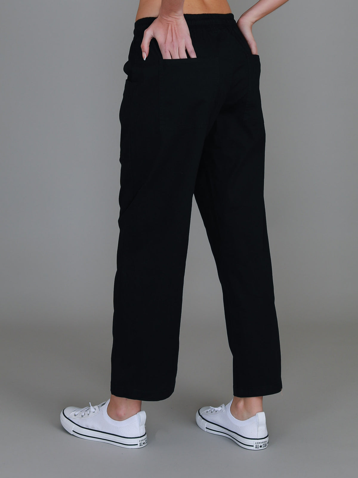 black utility jogger
