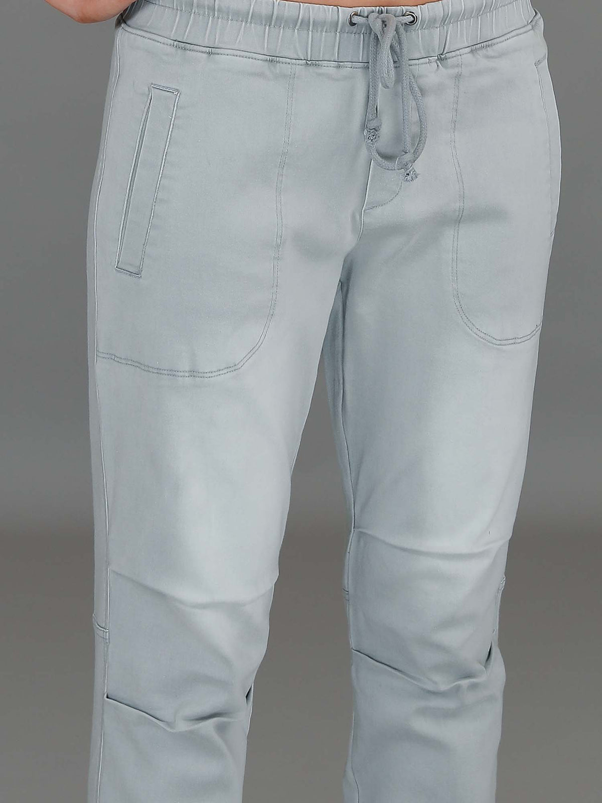 grey joggers women