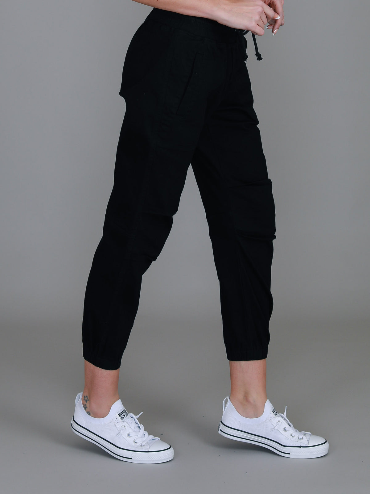 black chino pants women