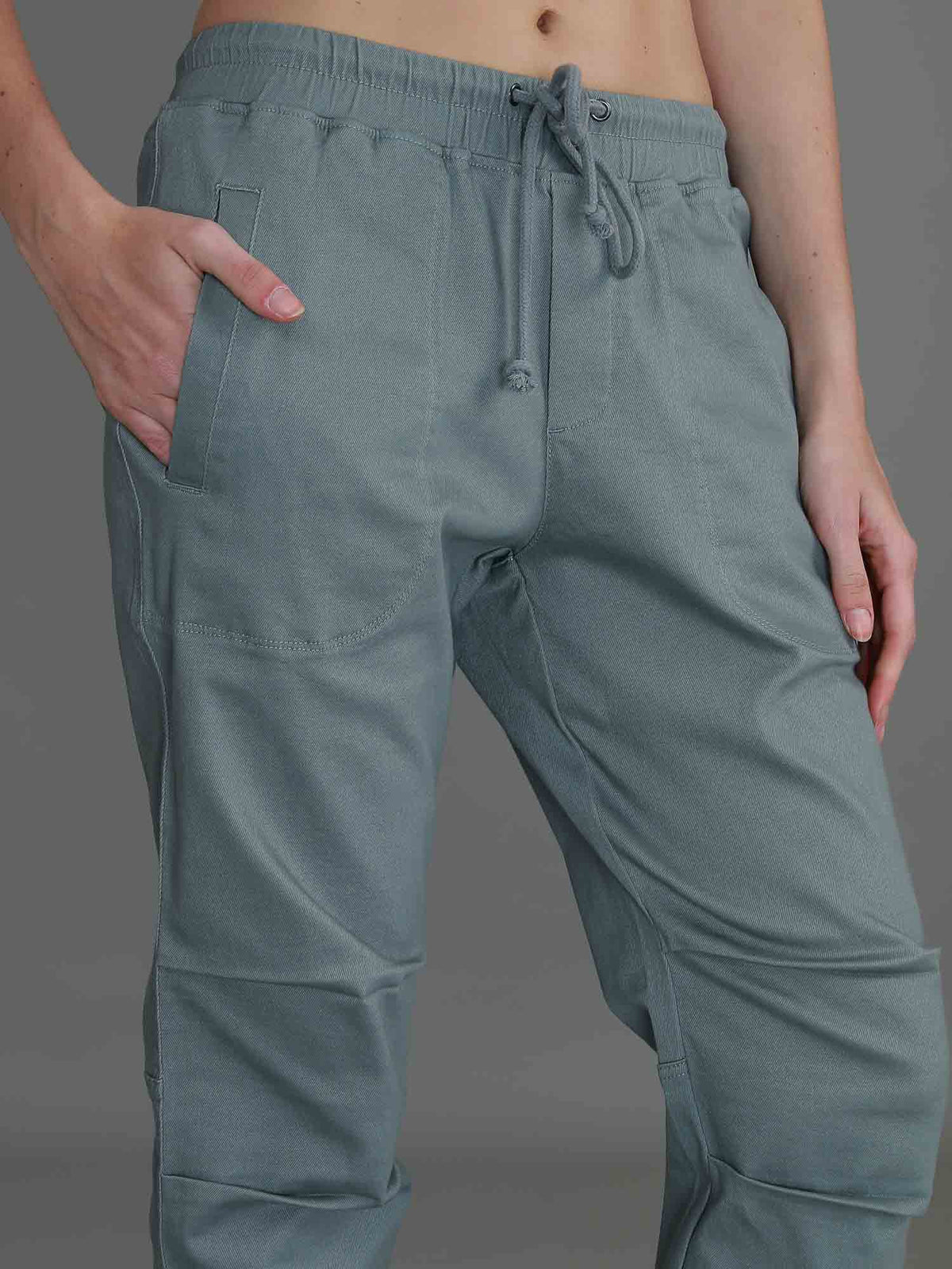 grey joggers women