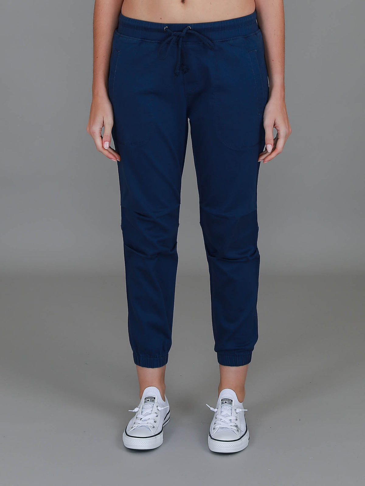 navy cuffed pants