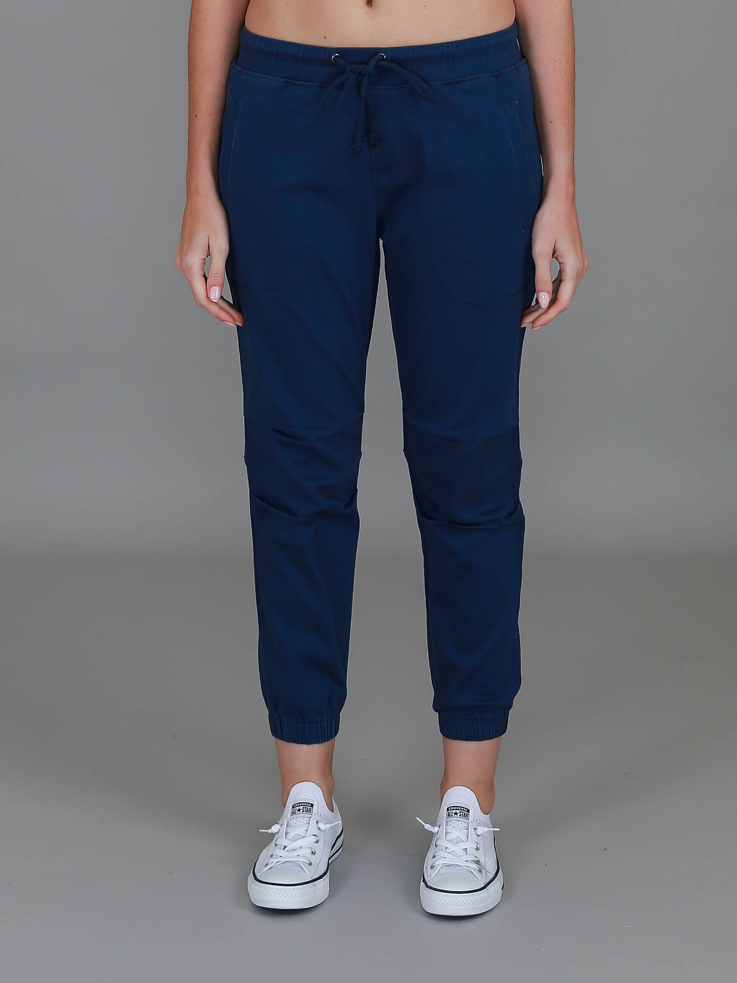 navy cotton pants #color_navy