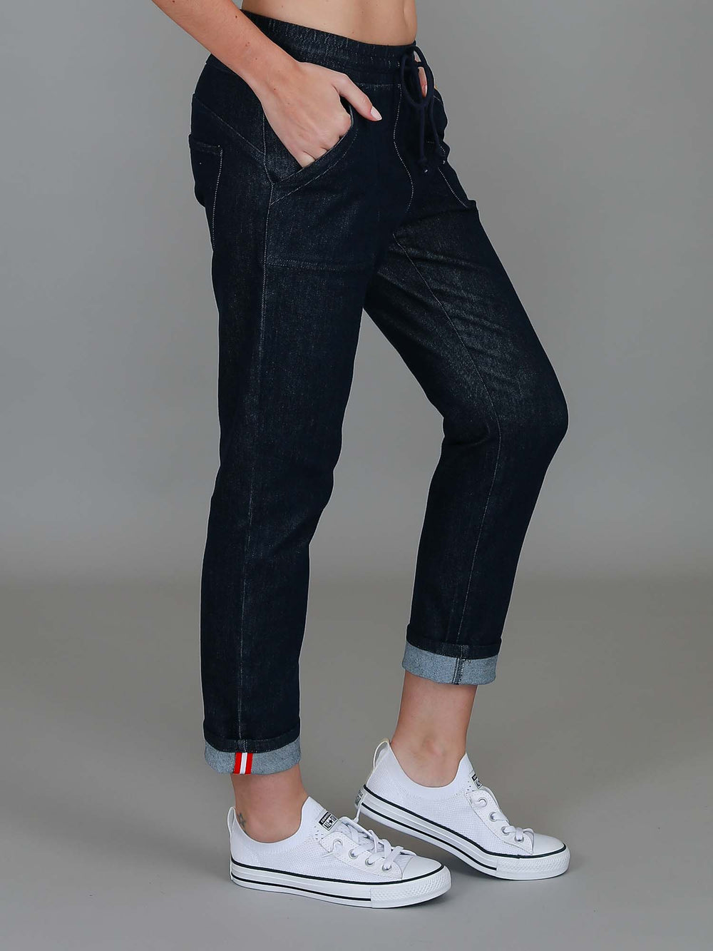 Augusta Denim Jogger Pants Women's Stretch Denim Jogger — free download