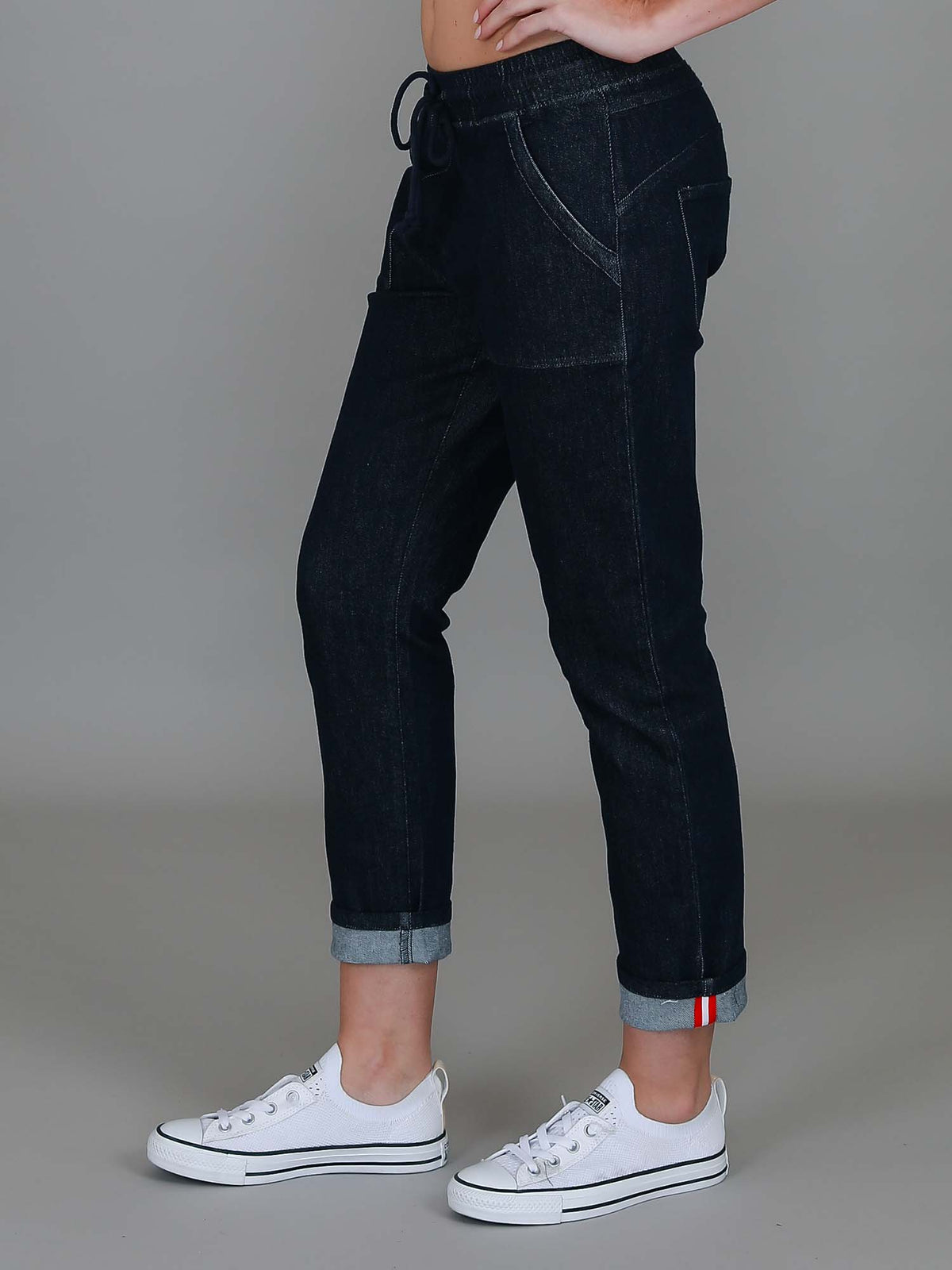 denim joggers women