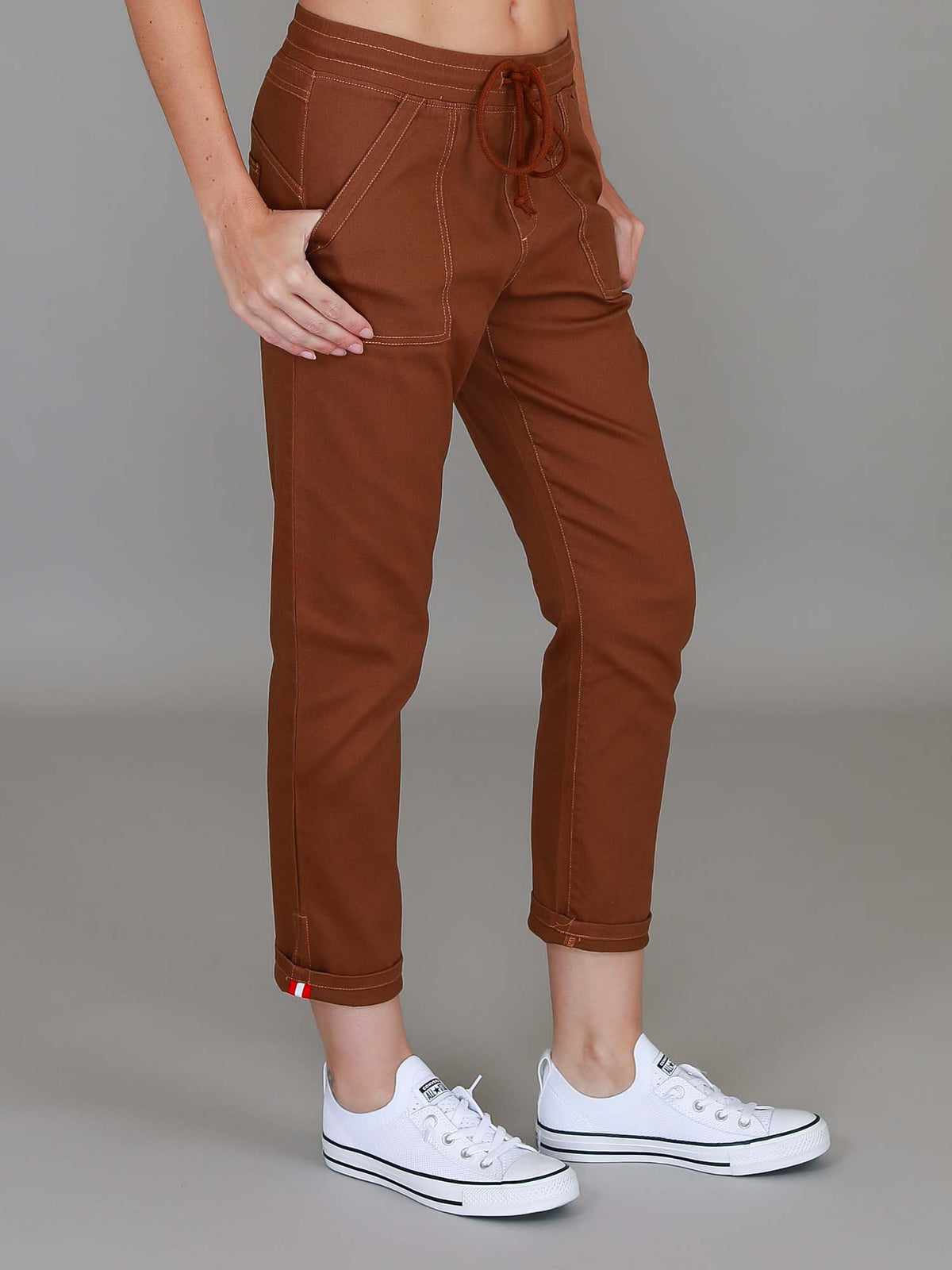 Augusta | Women's Stretch Chino Joggers – Cotton Twill