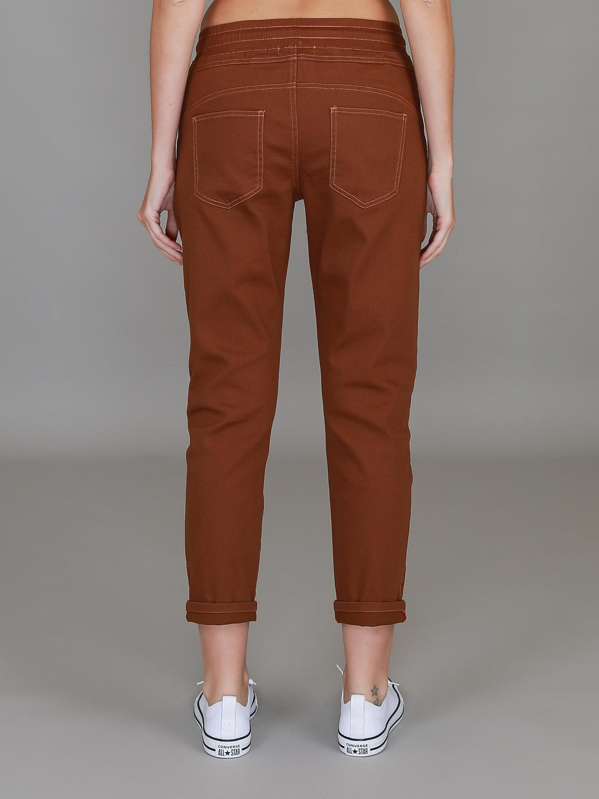 terracotta trousers