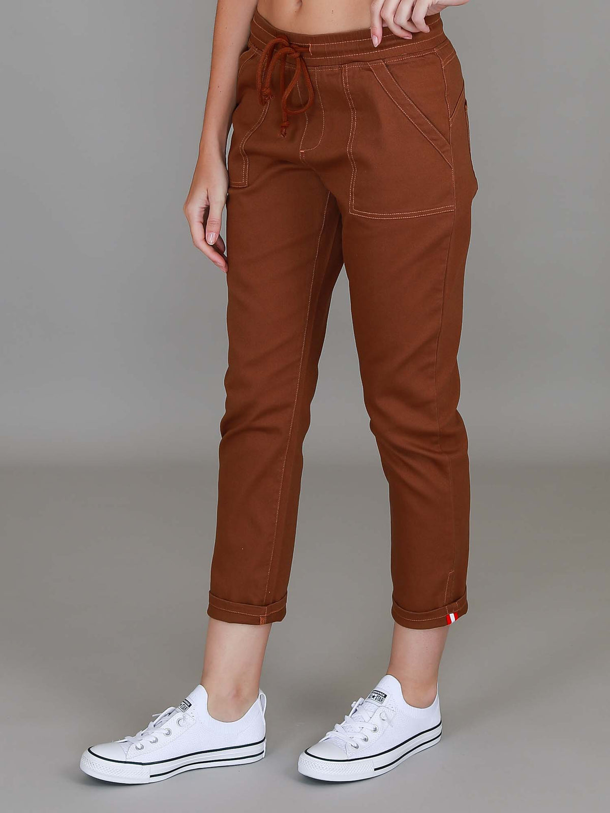 rust chinos