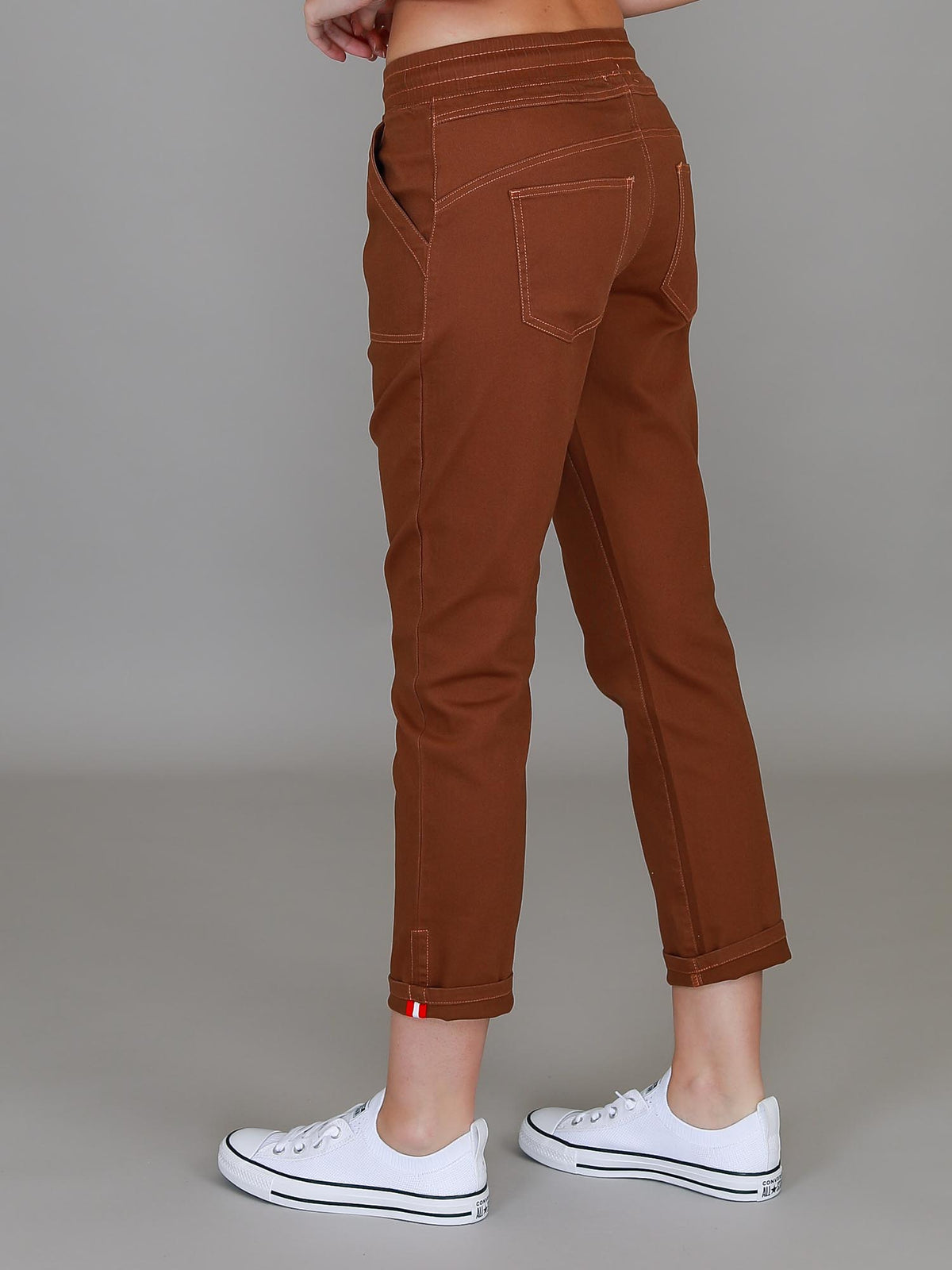 rust coloured pants