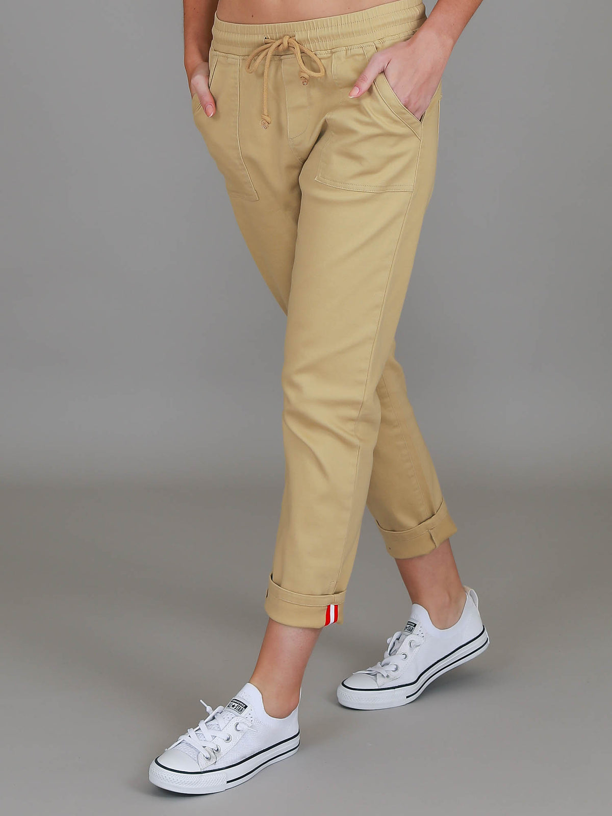 tan chino pants