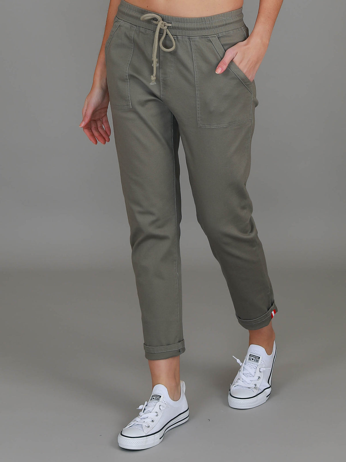 olive chinos