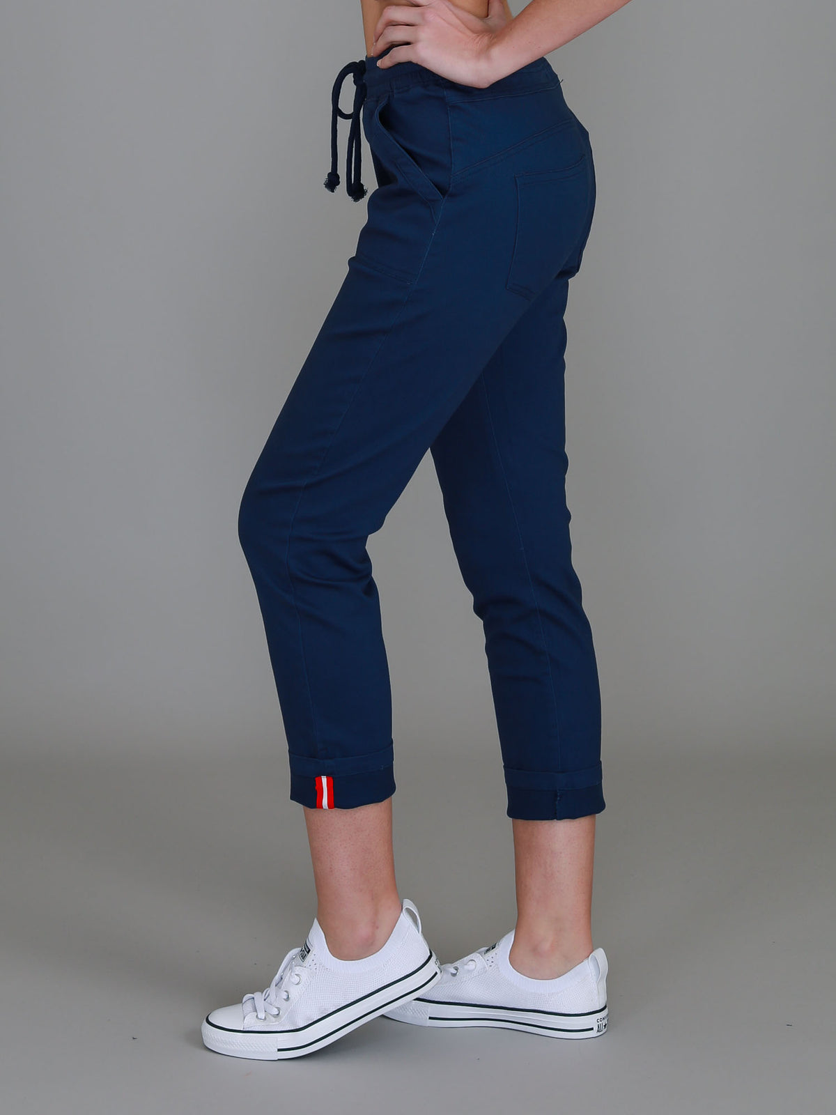 dark blue chinos