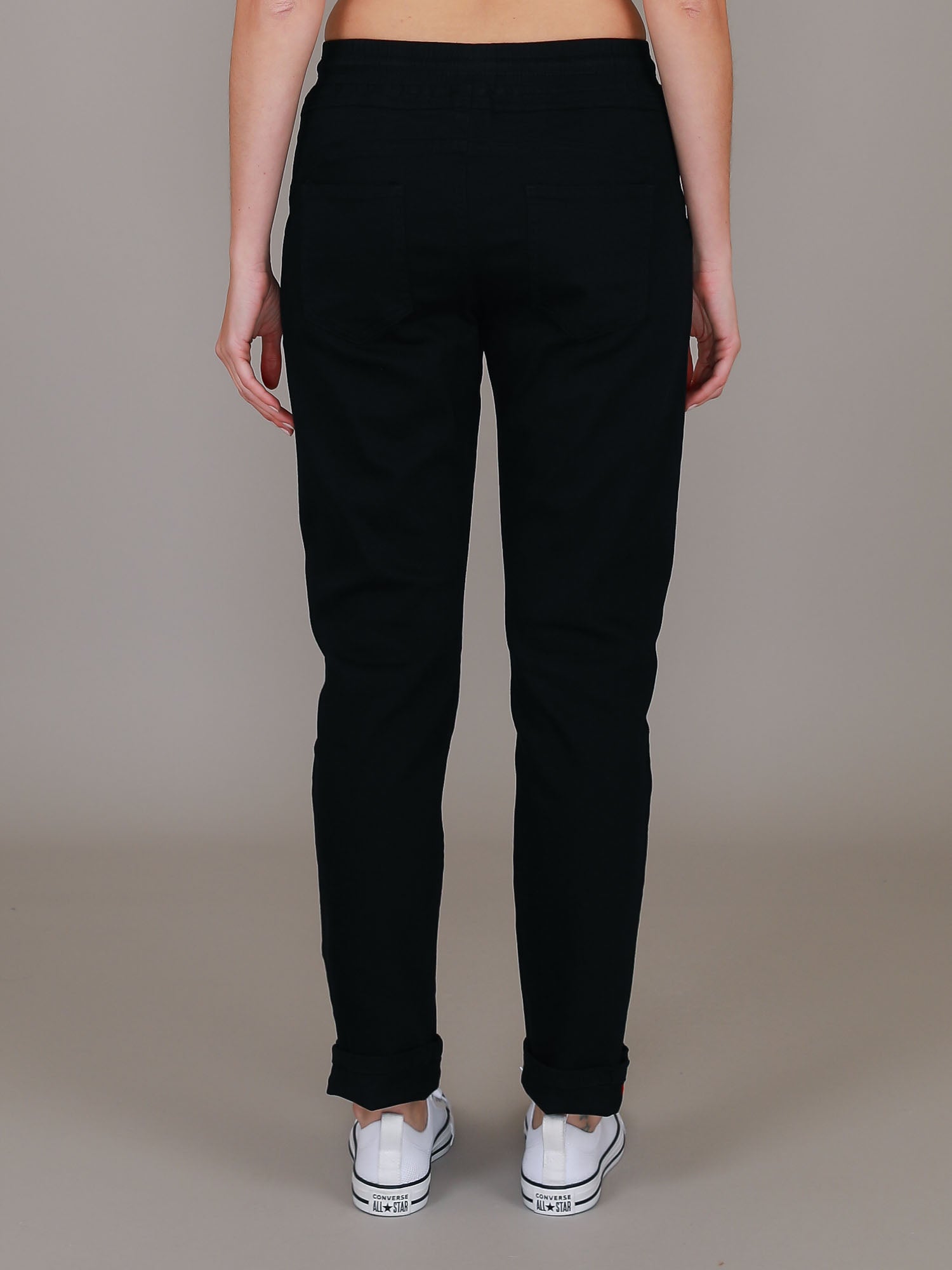 elastic waist chinos #color_black