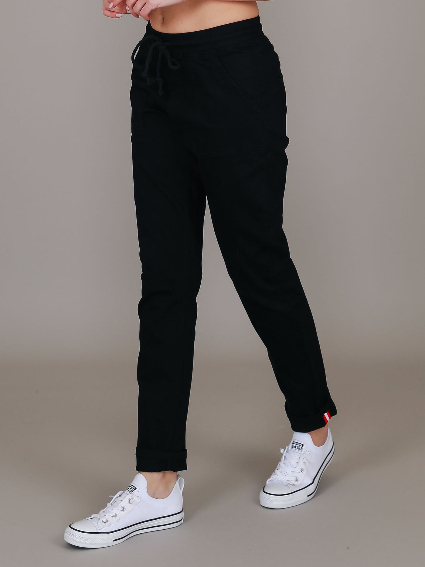 Augusta +5cm | Women's Slim Fit Stretch Chino Pants – Cotton Twill