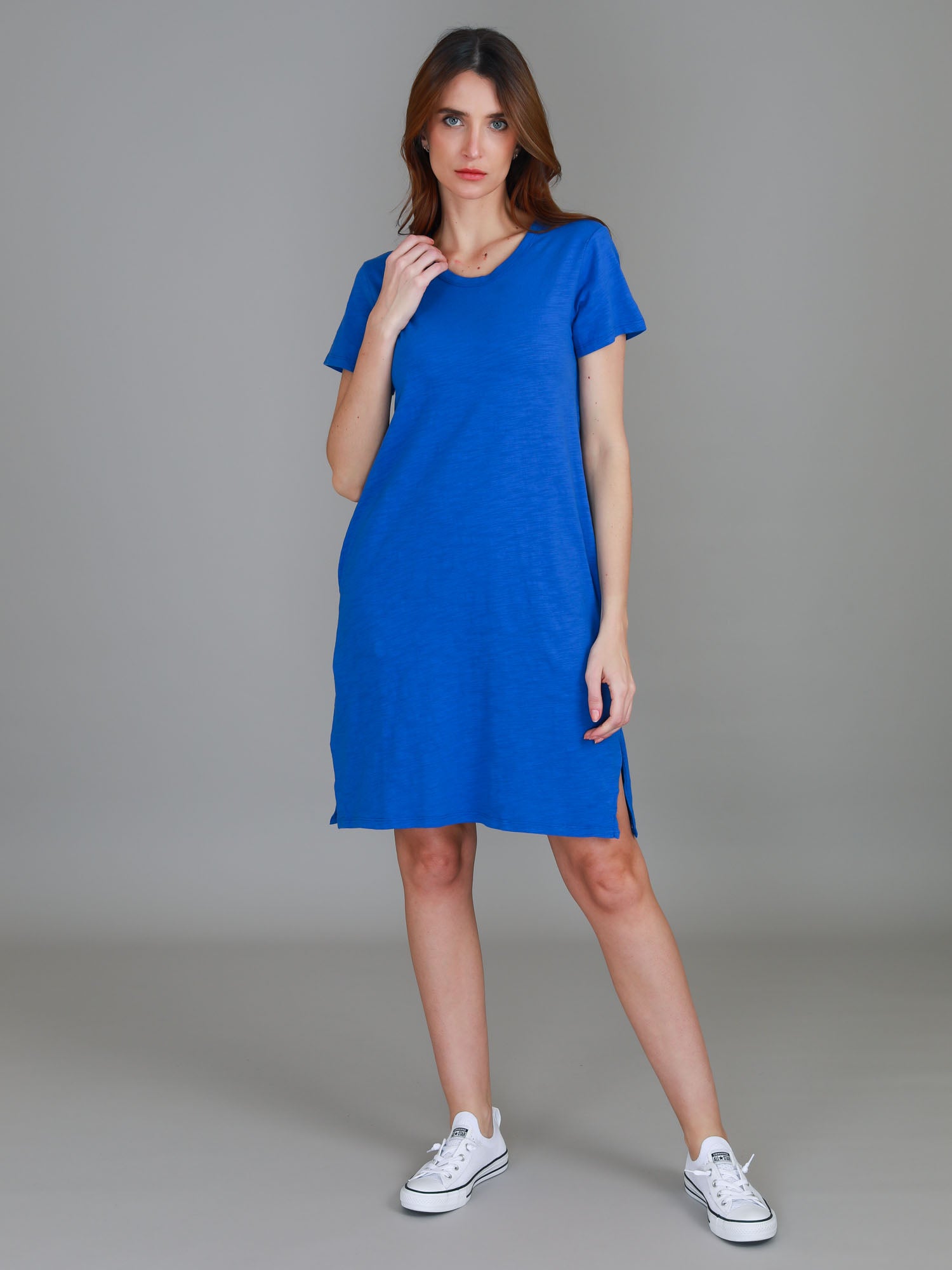 oversized t-shirt dress #color_supersonic