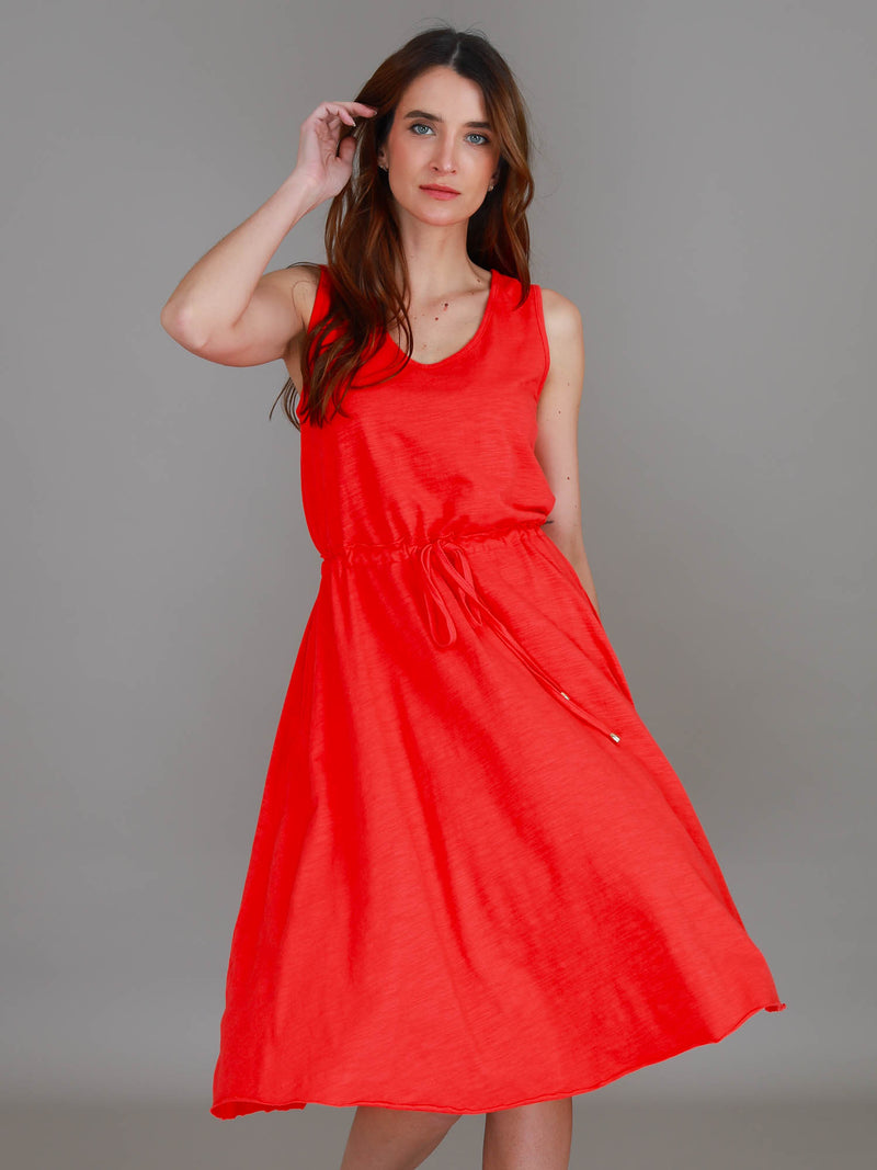 summer jersey dresses #color_chilli