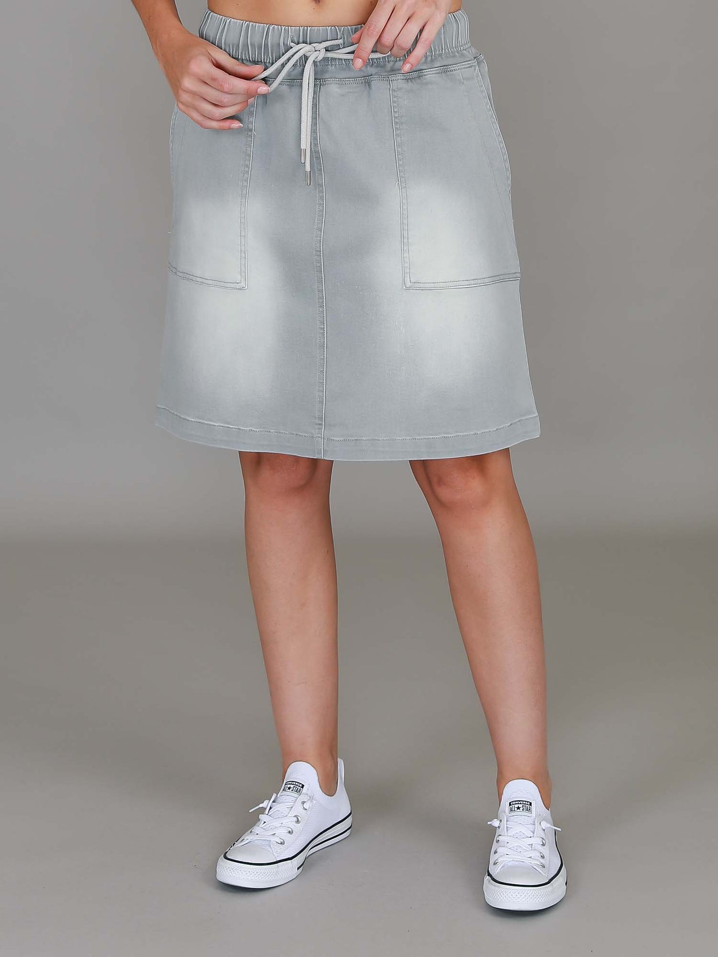 Pisces Utility Denim Skirt