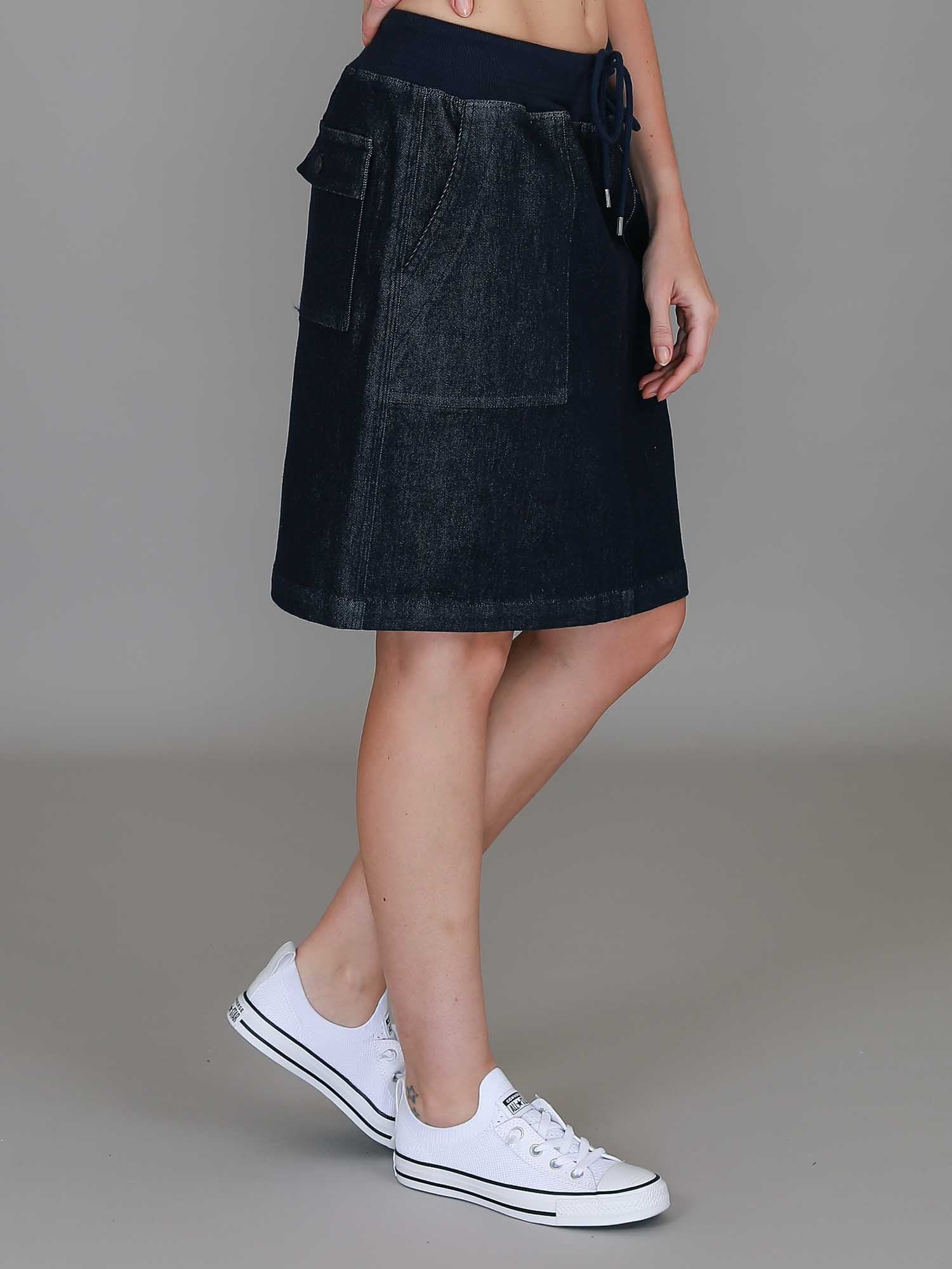 jean skirts womens #color_dark denim