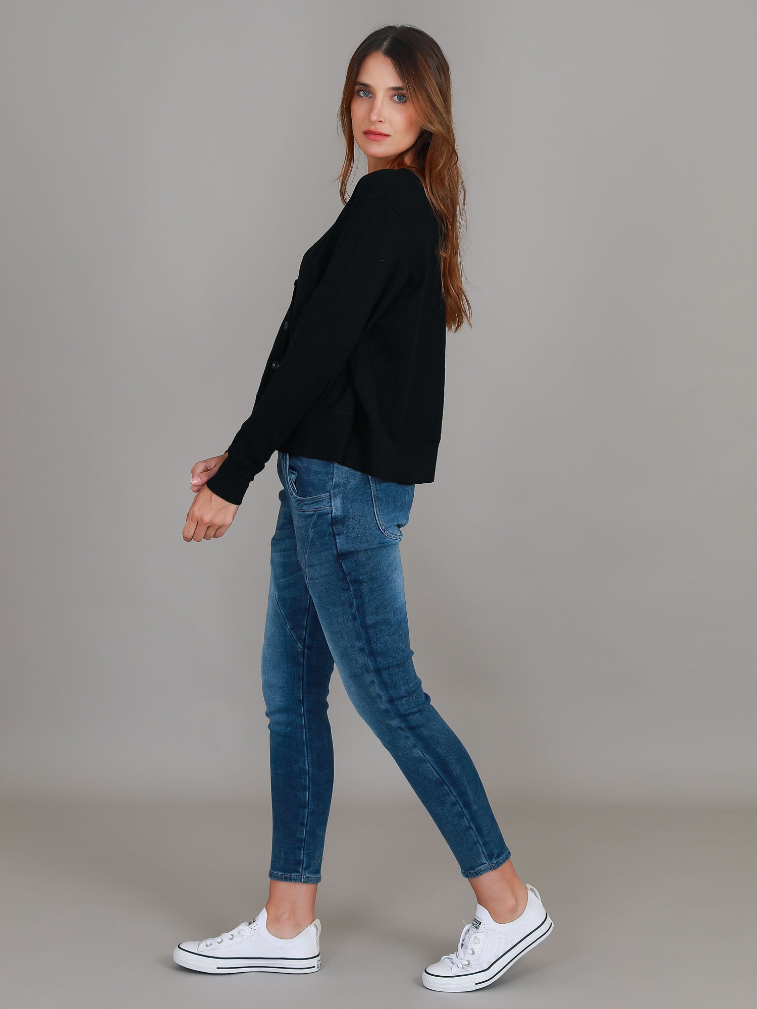 cropped cardigans #color_black