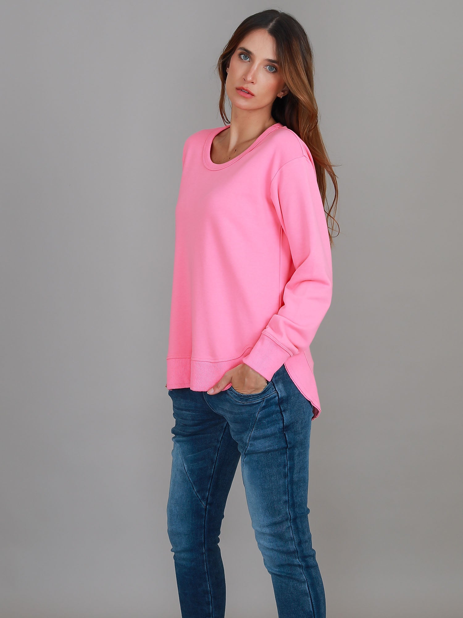 women sweater #color_french rose