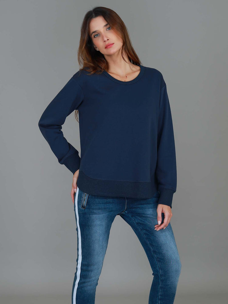 stylish sweatshirts for women #color_navy