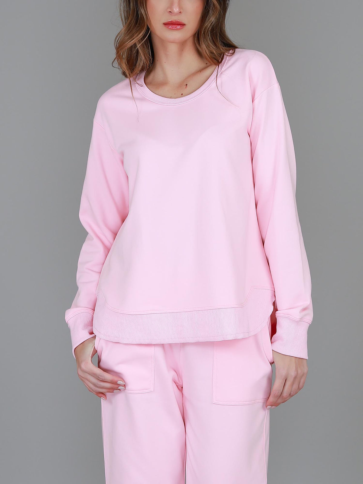 Charlette | Women's Oversized Crewneck Sweatshirt – Cotton French Terry