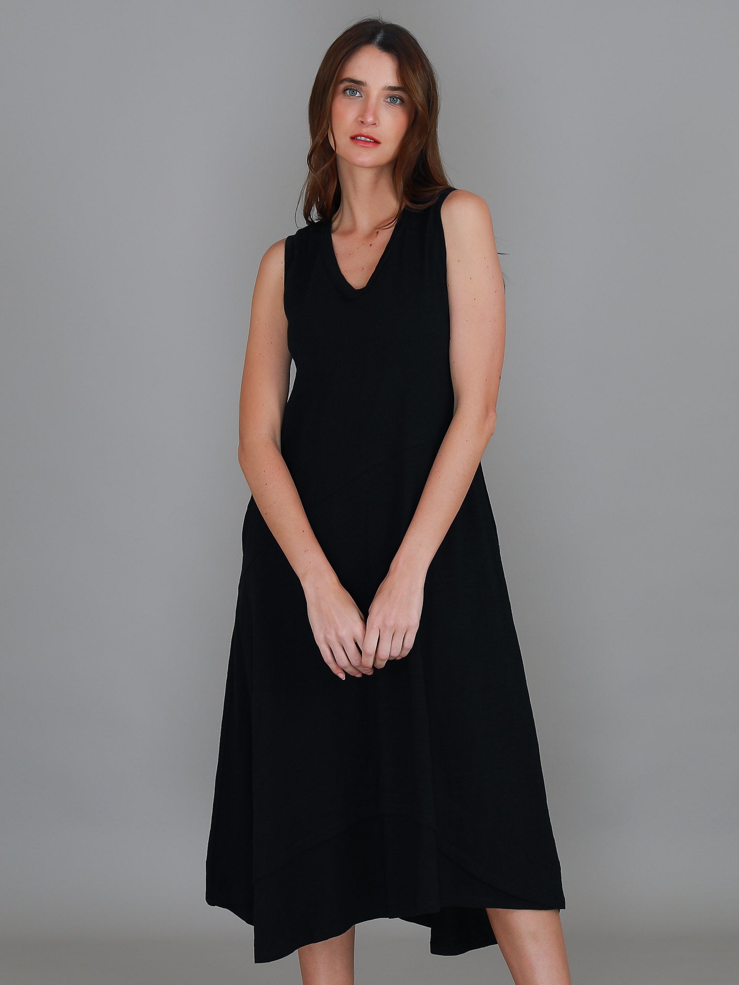 maxi dress summer #color_black