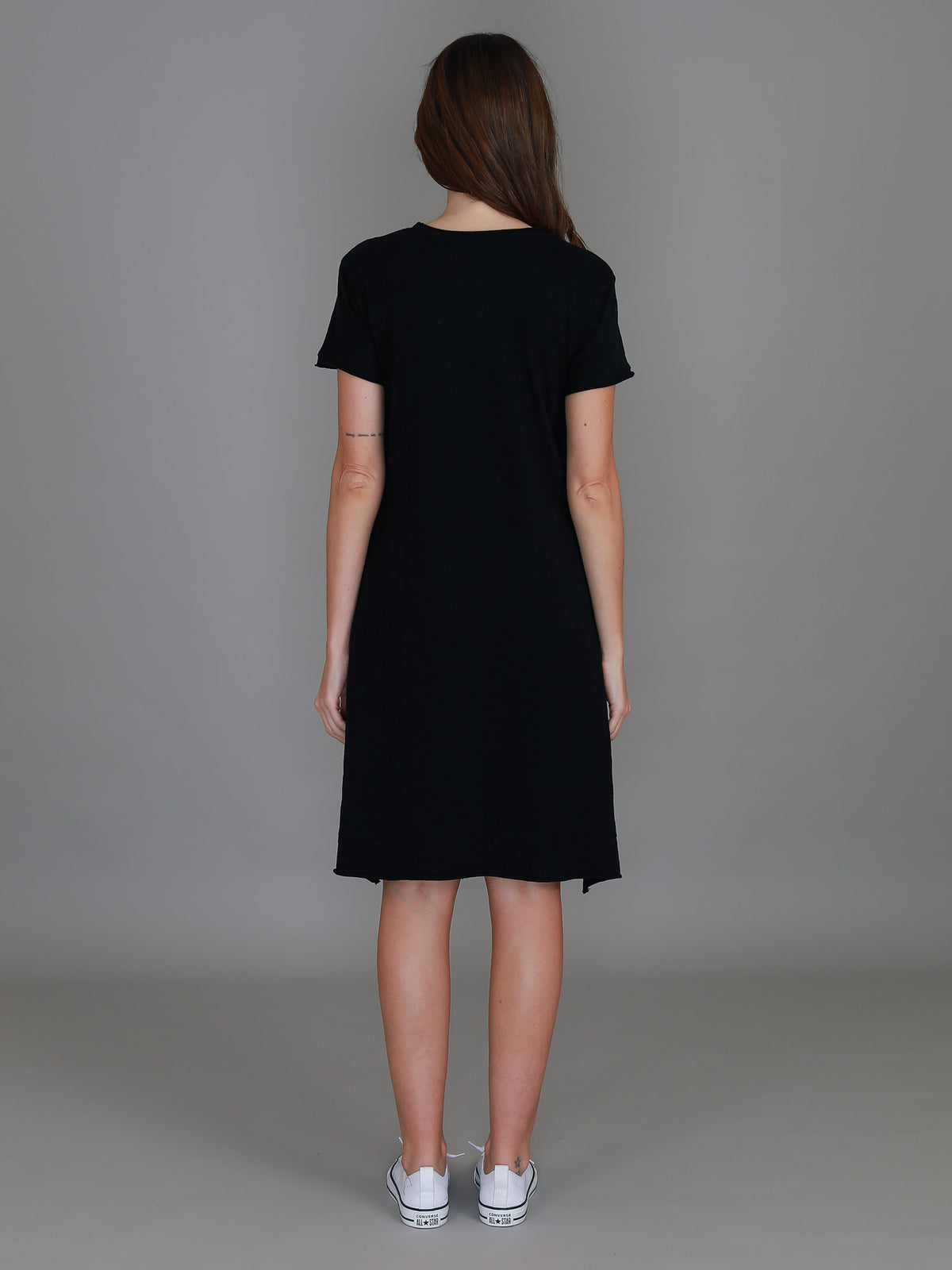 black casual shift dress women