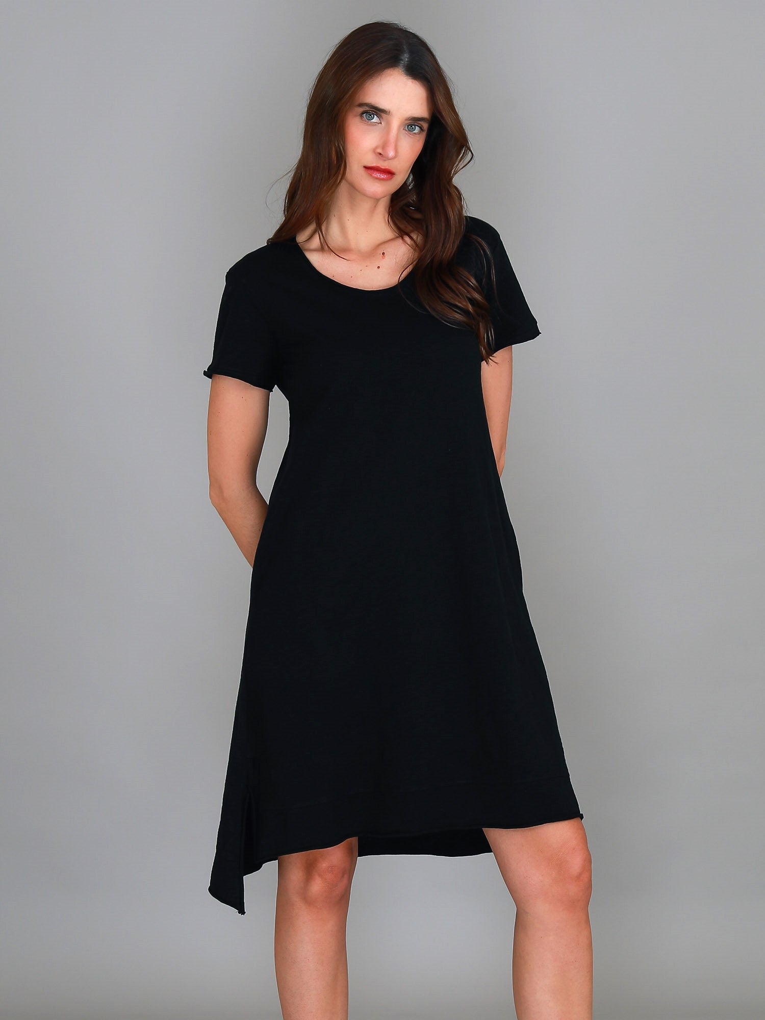 knee high dress #color_black