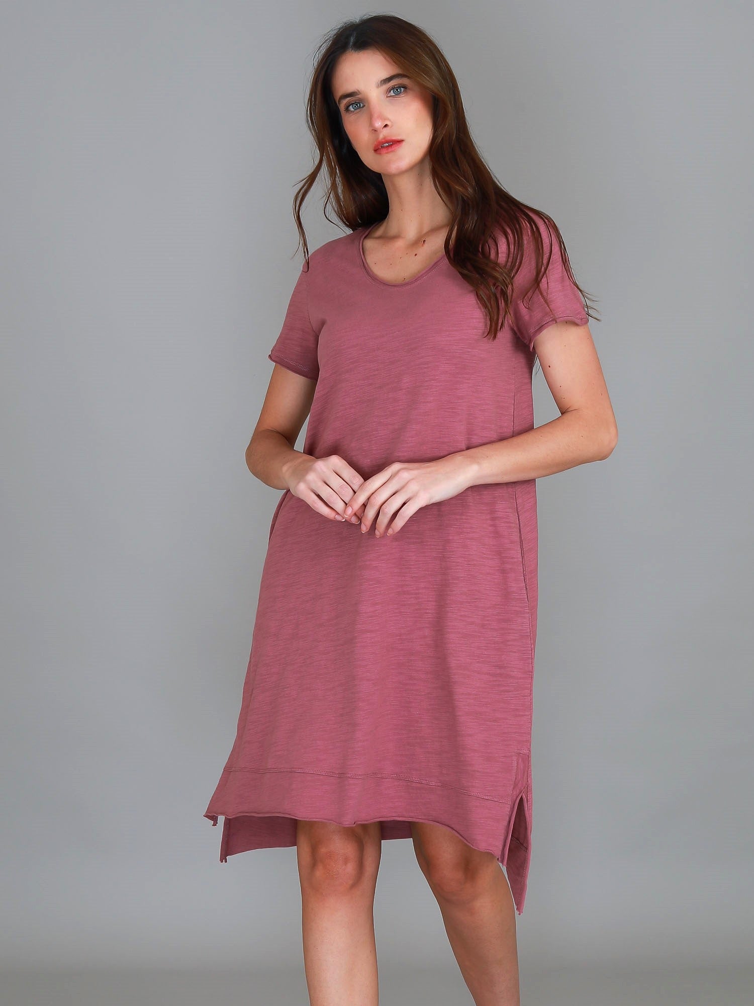 knee length summer dresses australia #color_plummy