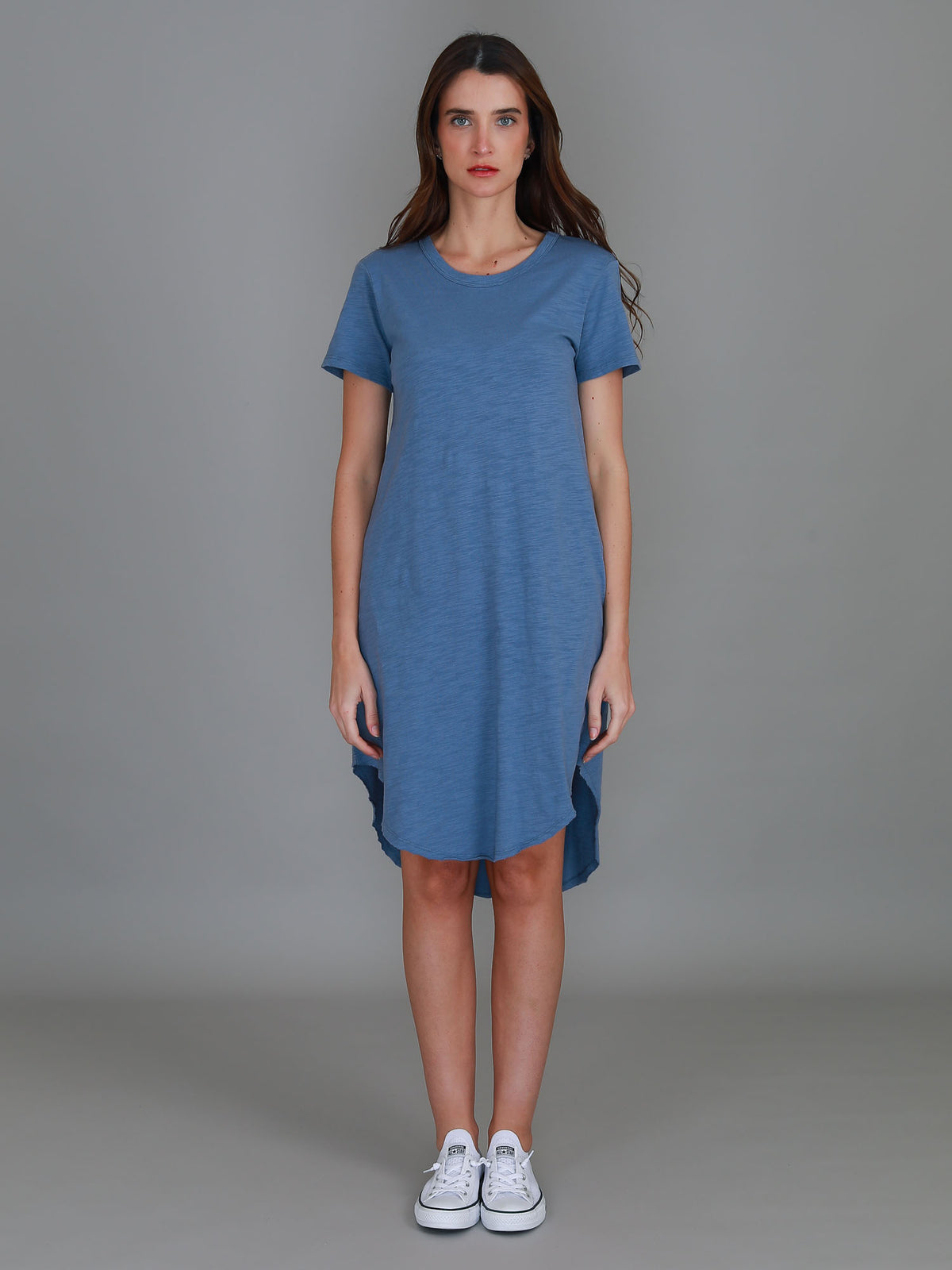 black knee length dress