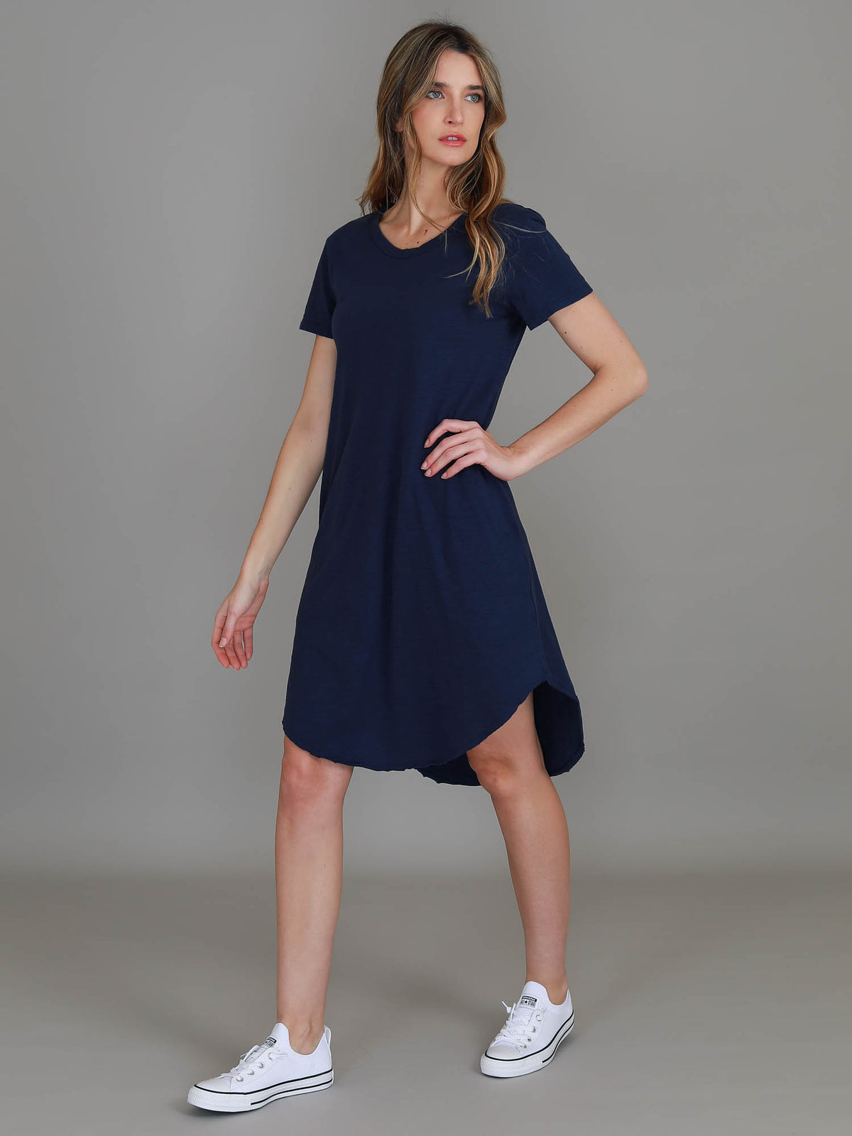 midnight navy dress