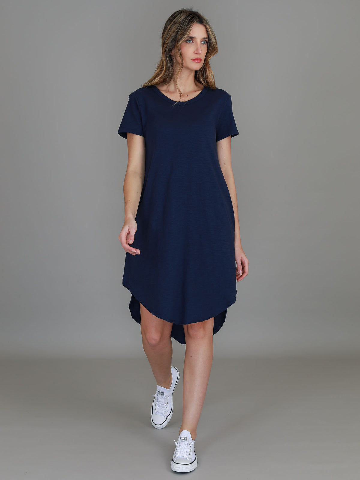navy casual dress women