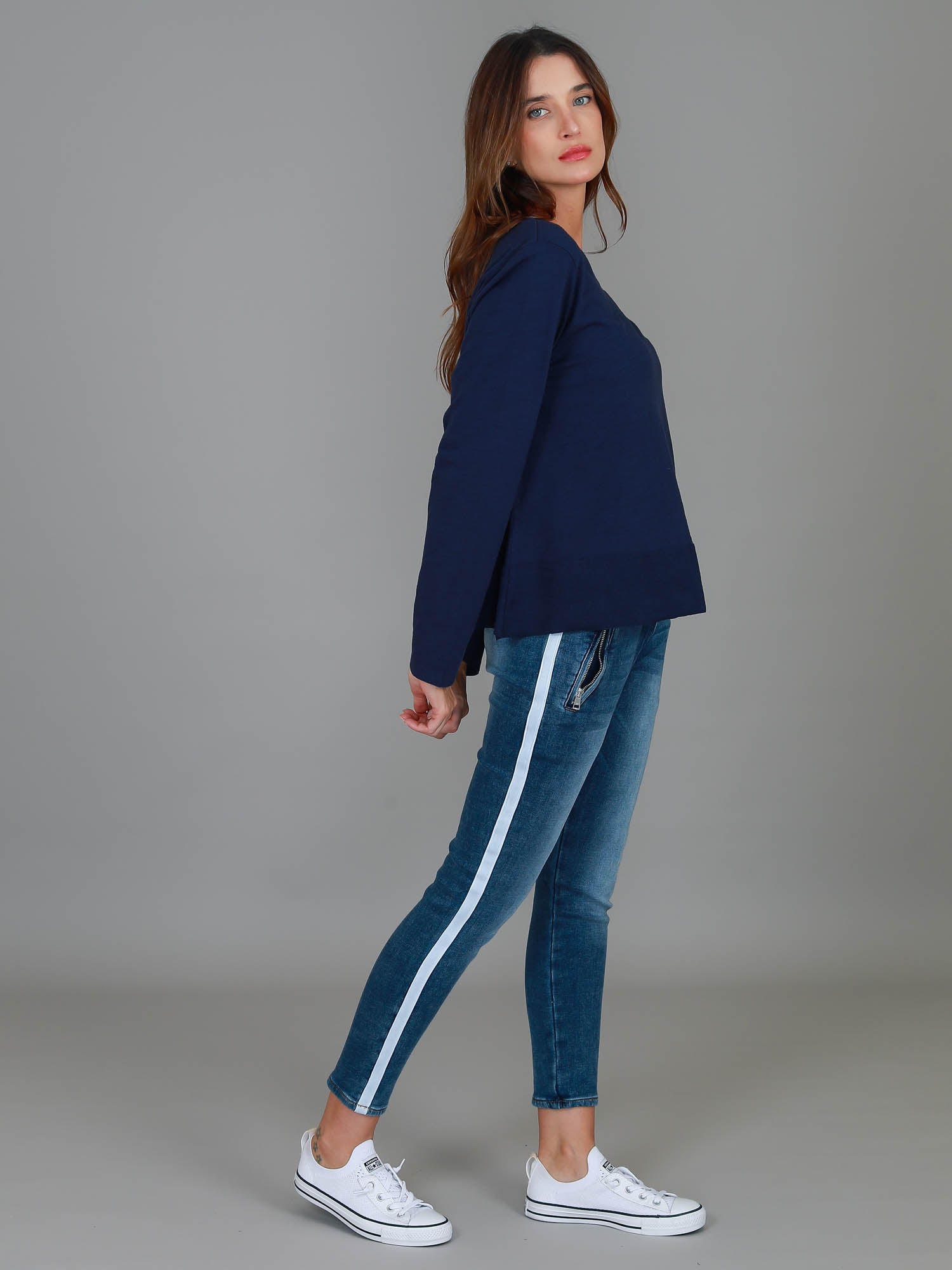 women's soft long sleeve t shirts #color_navy