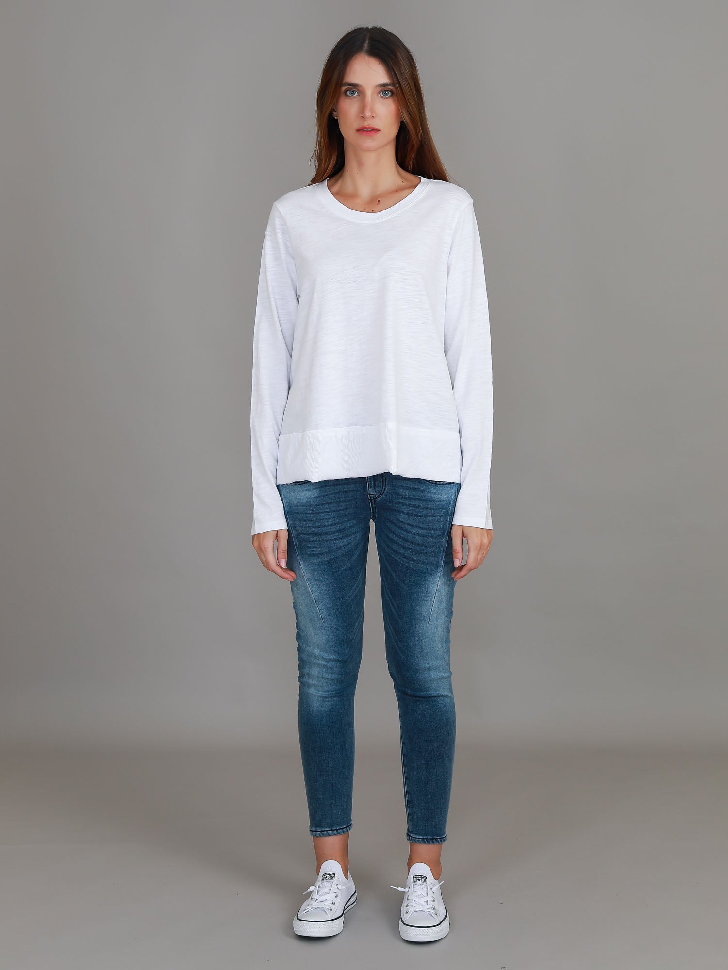 long sleeve tee shirts women #color_white