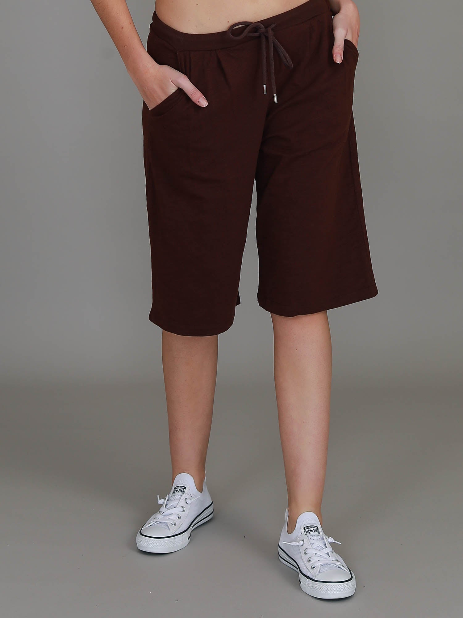 womens casual shorts #color_cocoa