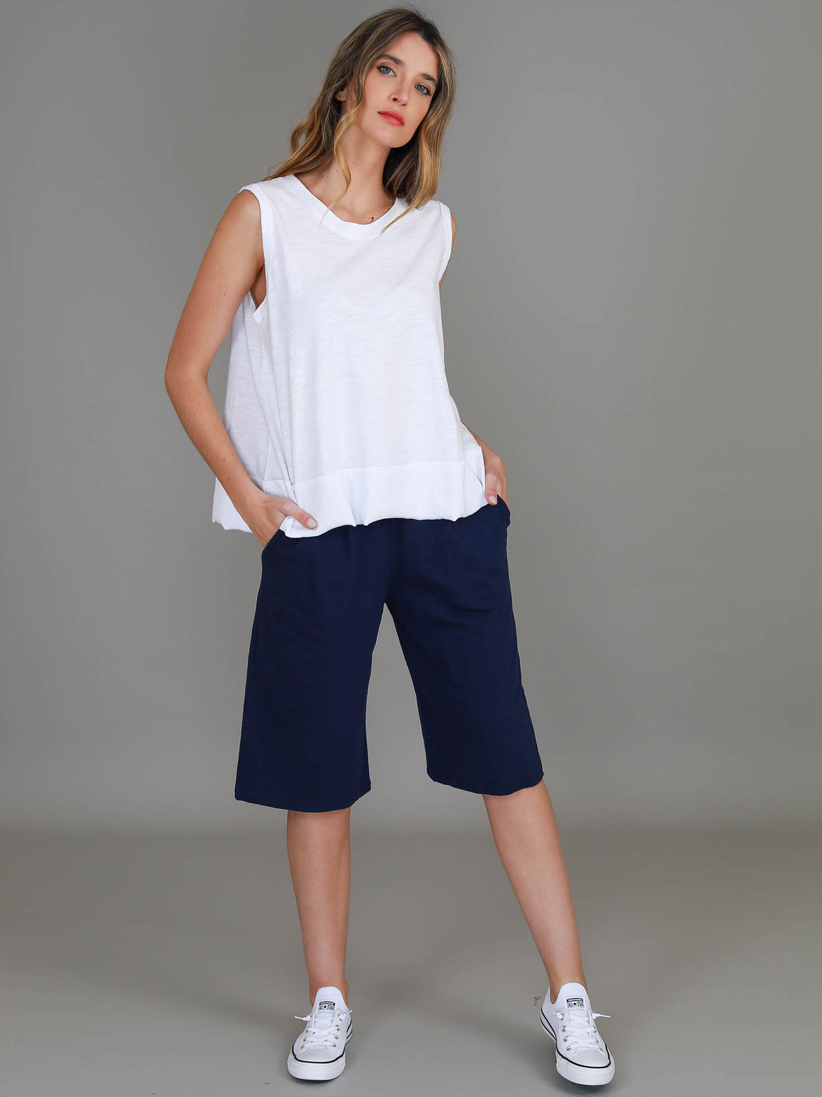navy short