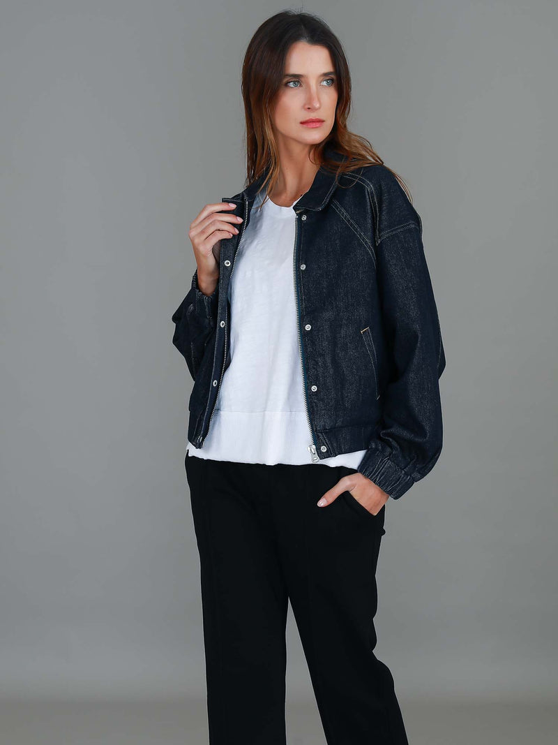 denim coat #color_dark denim