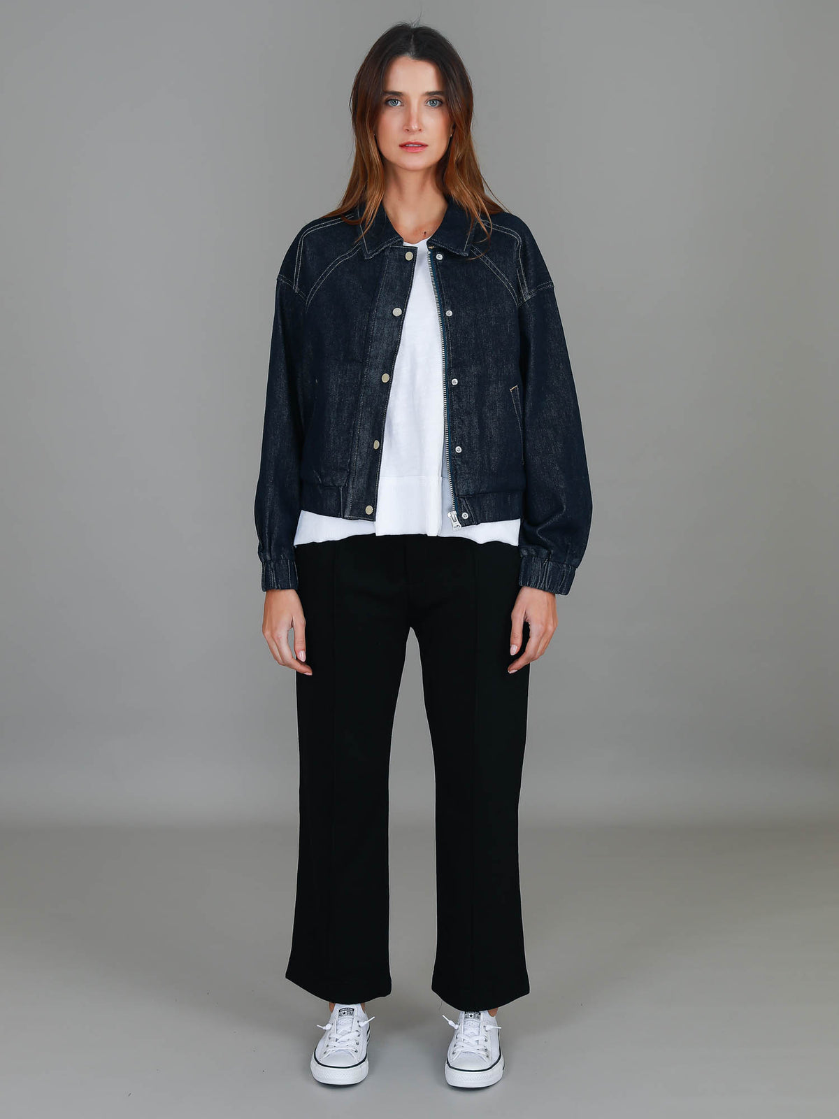 blue denim jacket