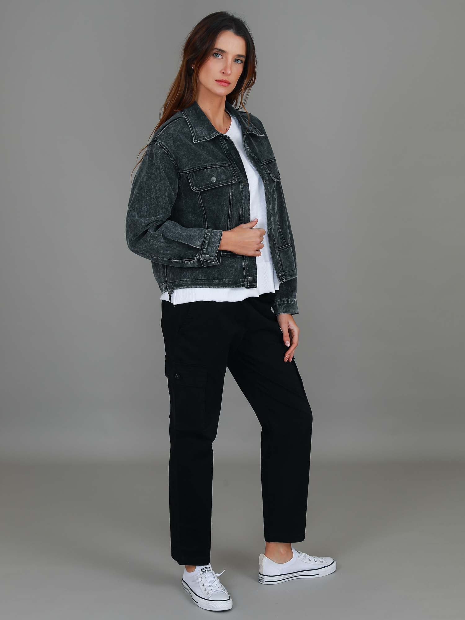 denim jacket #color_wash black