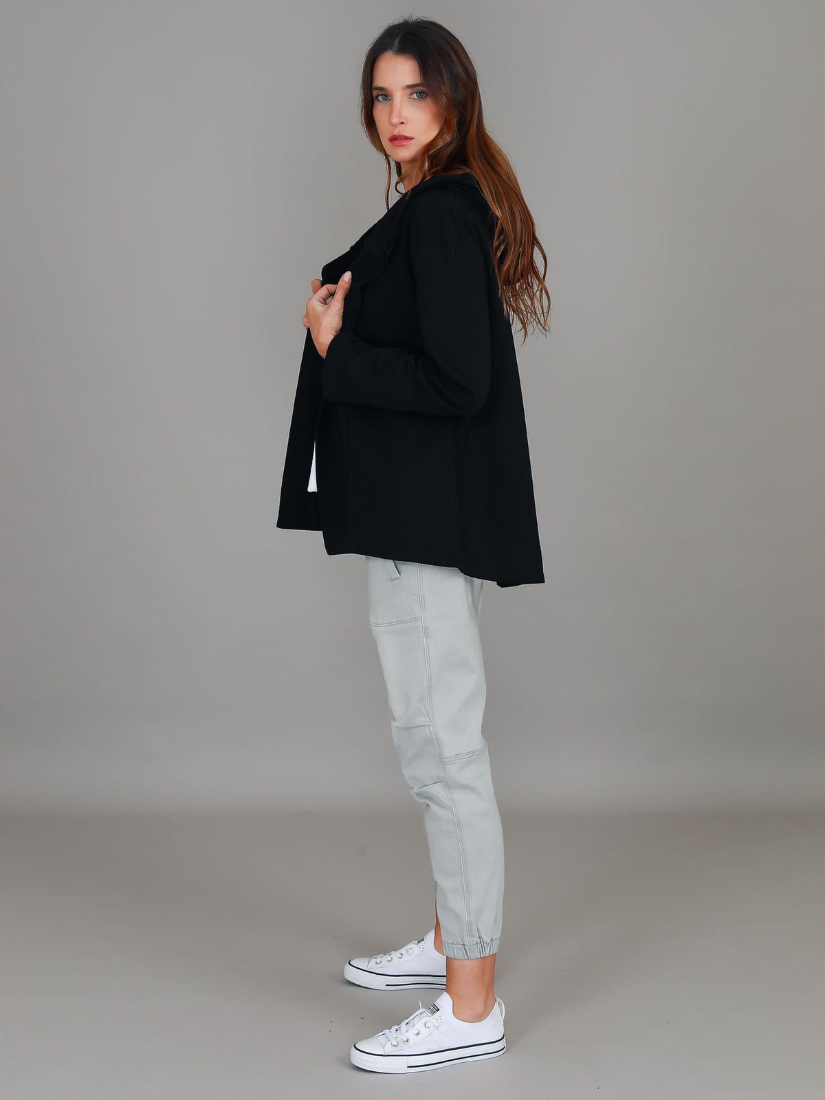 hooded cardigan women