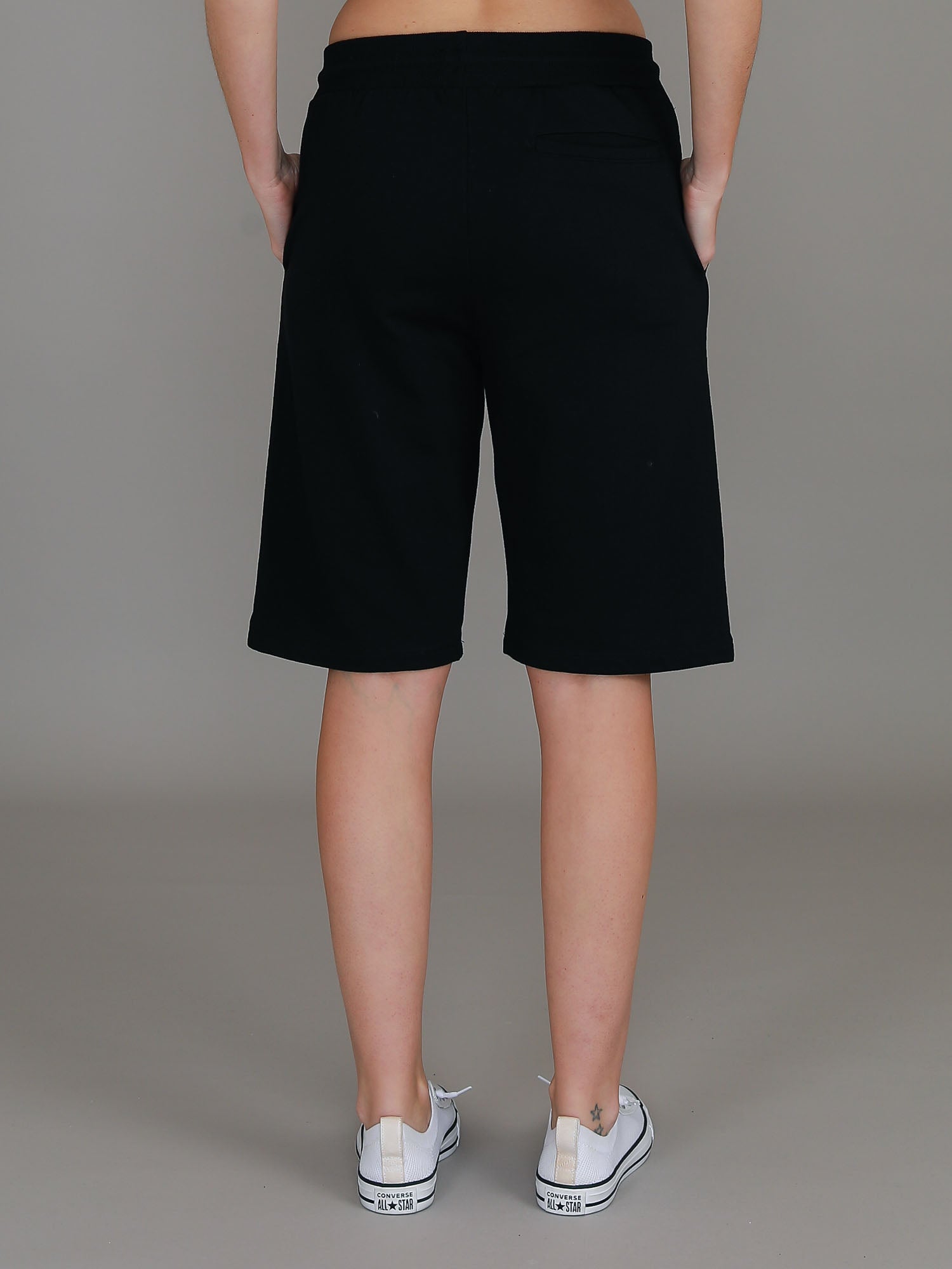 black cargo shorts womens #color_black